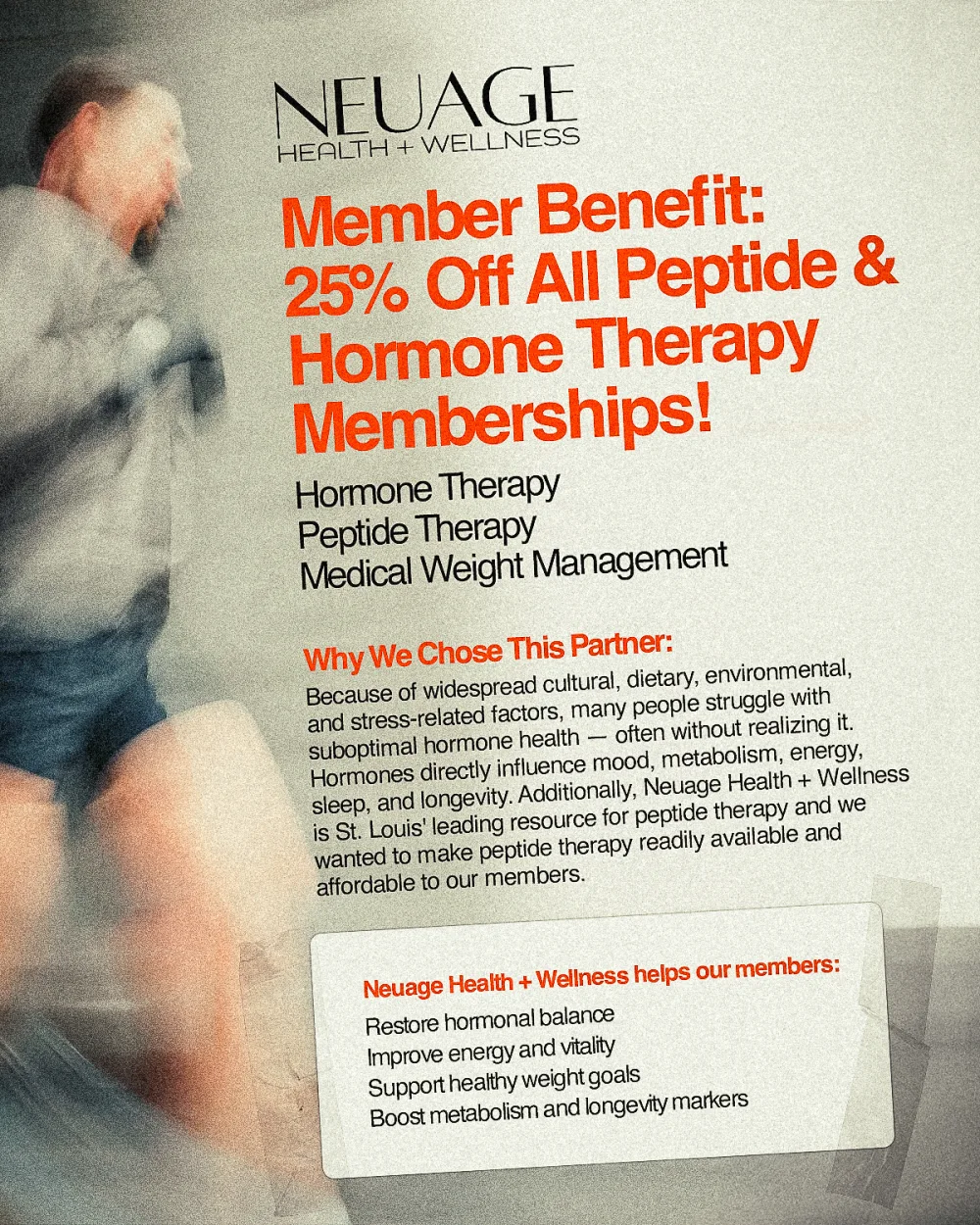 Neuage Health + Wellness Omen Athletics member benefit